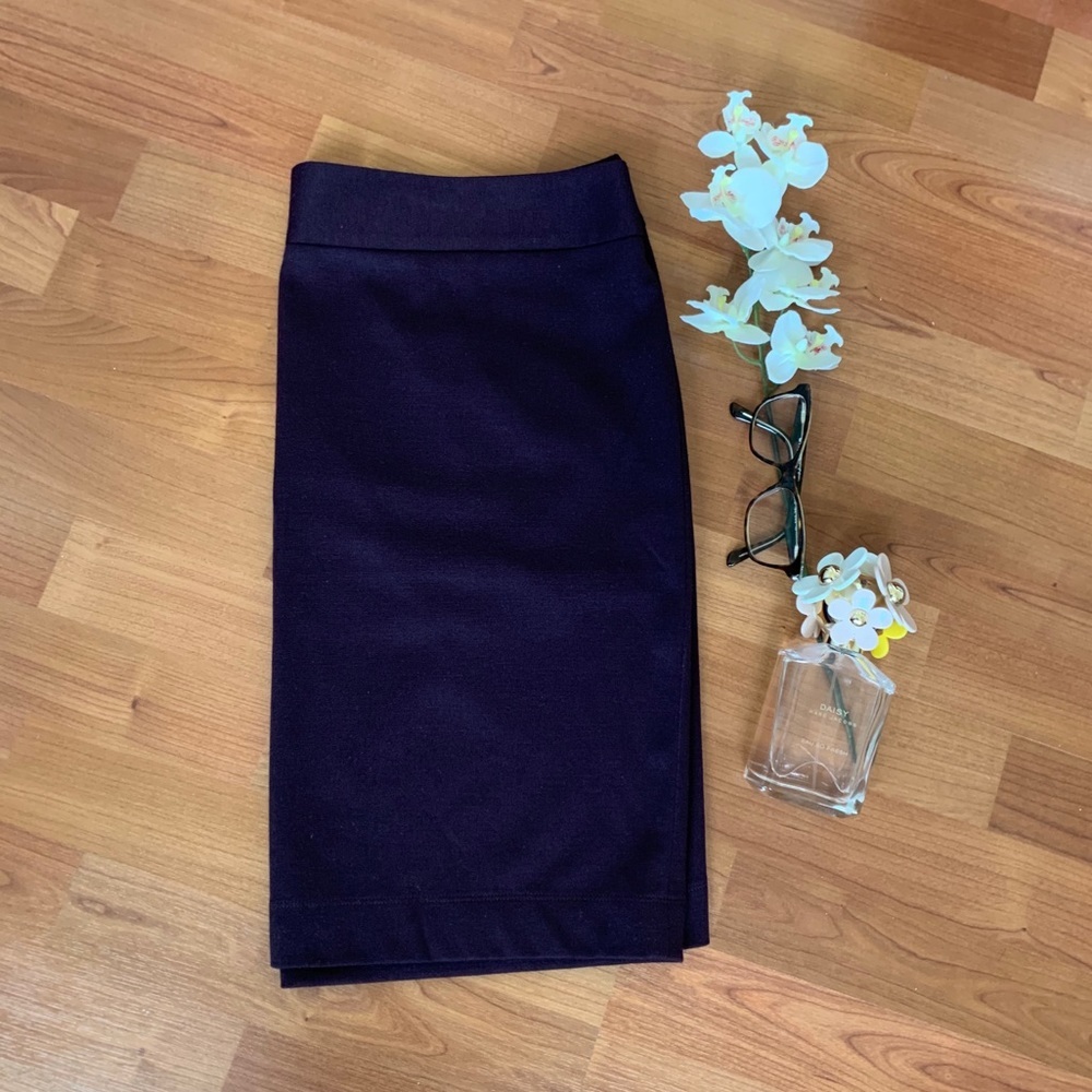 Eggplant colored Pencil Skirt from Loft - Picture 1 of 8